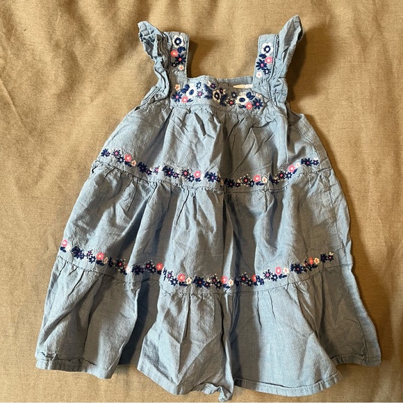 The Children's Place Other - The Children’s Place | Embroidered Denim Dress